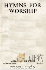HYMNS FOR WORSHIP 1939 PDF电子版封面