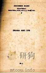 DRAMA AND LIFE 1938 PDF电子版封面