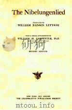 THE NIBELUNGENLIED REVISED EDITION 1901 PDF电子版封面 WILLIAM NANSON LETTSOM