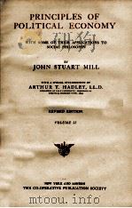 PRINCIPLES OF POLITICAL ECONOMY REVISED EDITION VOLUME II（1900 PDF版）