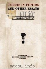 FORCES IN FICTION AND OTHER ESSAYS（1902 PDF版）