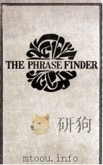 THE PHRASE FINDER PDF电子版封面 J. I. RODALE