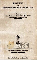 READINGS IN DESCRIPTION AND NARRATION（1930 PDF版）