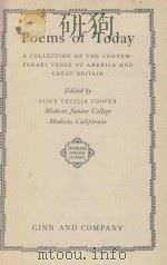 POEMS OF TODAY（1924 PDF版）