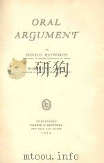ORAL ARGUMENT（1934 PDF版）