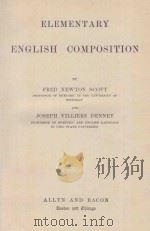 ELEMENTARY ENGLISH COMPOSITION 1902 PDF电子版封面