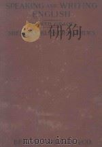 SPEAKING AND WRITING ENGLISH FOURTH GRADE（1924 PDF版）