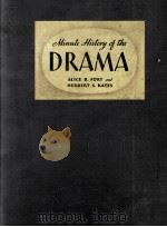 MINUTE HISTORY OF THE DRAMA（1935 PDF版）