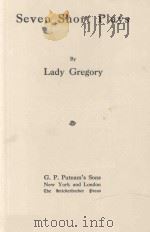 SEVEN SHORT PLAYS（1909 PDF版）