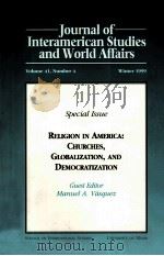 JOURNAL OF INTERAMERICAN STUDIES AND WOR1D AFFAIRS PDF电子版封面