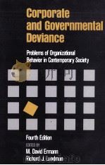 CORPORATE AND GOVERNMENTAL DEVANCE PDF电子版封面