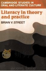 STREET LITERACY IN THEORY AND PRACTICE PDF电子版封面 0521289610 BRIAN V STREET