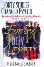 FORTY STUDIES THAT CHANGED PSYCHOLOGY（ PDF版）