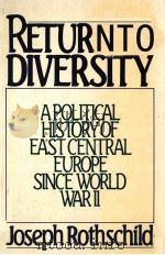 RETURN TO DIVERSITY PDF电子版封面 0195045750