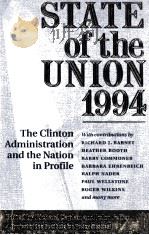 STATE OF THE UNION1994 PDF电子版封面 0813320232