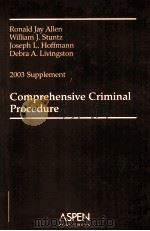COMPREHENSIVE CRIMINAL PROCEDURE PDF电子版封面 0735539456