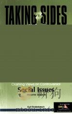 TAKING SIDES CIASHING VIEWS IN CINTROVERSIAL SOCIAL LSSUES PDF电子版封面 0072933135
