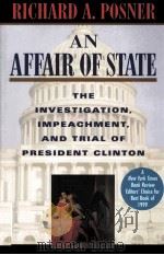 AN AFFAIR OF STATE PDF电子版封面 0674003918 RICHARD A POSNER