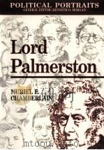 LORD PALMERSTON PDF电子版封面