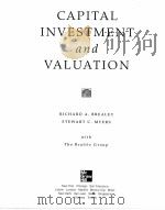 CAPITAL INCESTMENT AND VALUATION PDF电子版封面