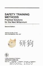 SAFETY TRAINING METHODS PDF电子版封面 0471552305