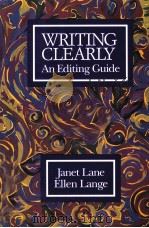 WRITING CLEARLY AN EDITING GUIDE PDF电子版封面 0838438490