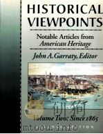 HISTORICAL VIEWPOINTS PDF电子版封面 0673992012 JOHN A.GARRATY