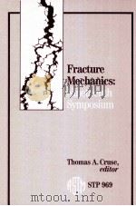 FRACTURE MECHANICS:NINRTEENTH SYMPOSIUM（ PDF版）