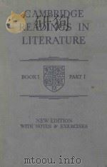 CAMBRIDGE READINGS IN LITERATURE BOOK ONE PART ONE（1931 PDF版）