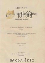 LIBRARY OF THE WORLD'S BEST LITERATURE THIRTY VOLUMES VOL.VI（1897 PDF版）