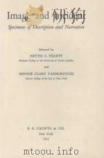 IMAGE AND INCIDENT（1933 PDF版）