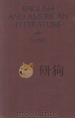 ENGLISH AND AMERICAN LITERATURE（1917 PDF版）