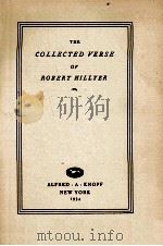 THE COLLECTED VERSE OF ROBERT HILLYER（1934 PDF版）