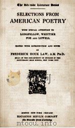 SELECTIONS FROM AMERICAN POETRY 1915 PDF电子版封面