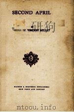 SECOND APRIL（1921 PDF版）