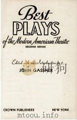 BEST PLAYS（1947 PDF版）