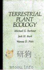 TERRESTRIAL PLANT ECOLOGY PDF电子版封面 MICHAEL G.BARBOUR