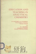 EDUCATION AND TEACHING IN ANALYTICAL CHEMISTRY（ PDF版）