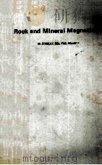 ROVK AND MINERAL MAGNETISM PDF电子版封面