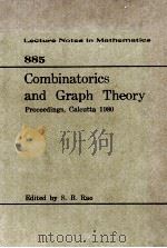 COMBINATORICS AND GRAPH THEORY PROCEEDINGS CALCUTTA 1980 PDF电子版封面