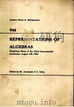 REPRESENTATIONS OF ALGEBRAS（ PDF版）