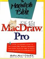 THE MACINTOSH BIBLE GUIDE TO MACDRAW PRO PDF电子版封面