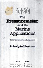 THE PRESSUREMETER AND ITS MARINE APPLICATIONS（ PDF版）