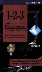 1-2-3 THE POCKET REFERENCE SECOND EDITION PDF电子版封面 0078817021