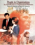 PEOPLE IN ORGANIZATIONS AN INTRODUCTION TO ORGANIZATIONAL BEHAVIOR PDF电子版封面
