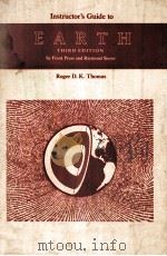 INSTRUCTOR'S GUIDE TO EARTH PDF电子版封面 ROGER D.K.THOMAS