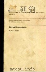 ENCYCLOPEDIA OF MATHEMATICS AND ITS APPLICATIONS VOLUME 19（ PDF版）
