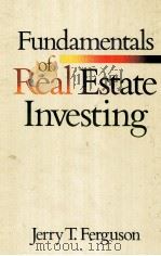 FUNDAMENTALS OF REAL ESTATE LNVESTING PDF电子版封面 JERRY T.FERGUSON