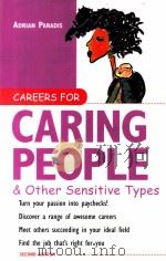 VAREERS FOR CARING PEOPLE AND PTHER SENSITIVE TYPES PDF电子版封面 0071405720