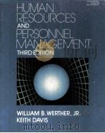 HUMAN RESOURCES AND PERSONNEL MANAGEMENT THIRD EDITION PDF电子版封面 WILLIAM B.WERTHER